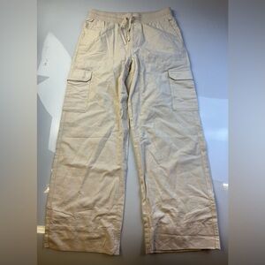 Pact Cream Cargo Pants